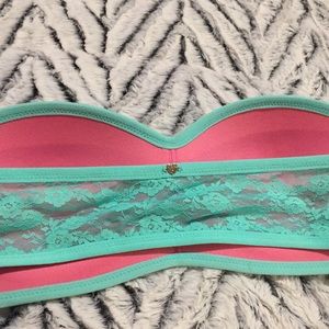 PINK Intimates & Sleepwear - πππVS PINK turquoise blue lace bandeau PINK Intimates & Sleepwear - πππVS PINK turquoise blue lace bandeau